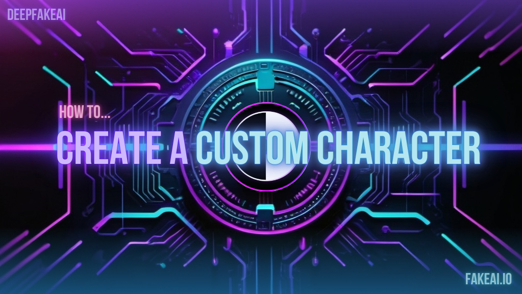 How to Create a Custom Character (with DeepFakeAI)